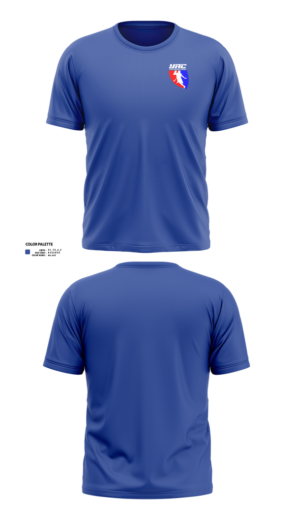Short Sleeve Performance Shirt, YAC Flag League, , Teamtime, Team time, sublimation, custom sports apparel, team uniforms, spirit wear, spiritwear, sports uniforms, custom shirts, team store, custom team store, fundraiser sports, apparel fundraiser
