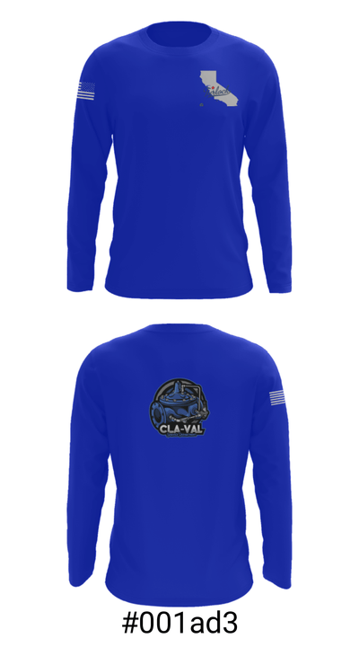 CLA-VAL 27414024 Long Sleeve Performance Shirt - 18