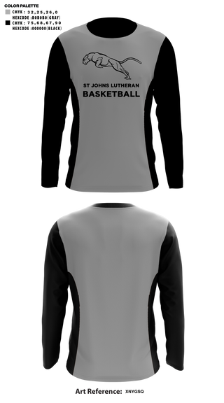 Long Sleeve Shooting Shirt, St Johns Lutheran Basketball, Men's Basketball, Teamtime, Team time, sublimation, custom sports apparel, team uniforms, spirit wear, spiritwear, sports uniforms, custom shirts, team store, custom team store, fundraiser sports, apparel fundraiser