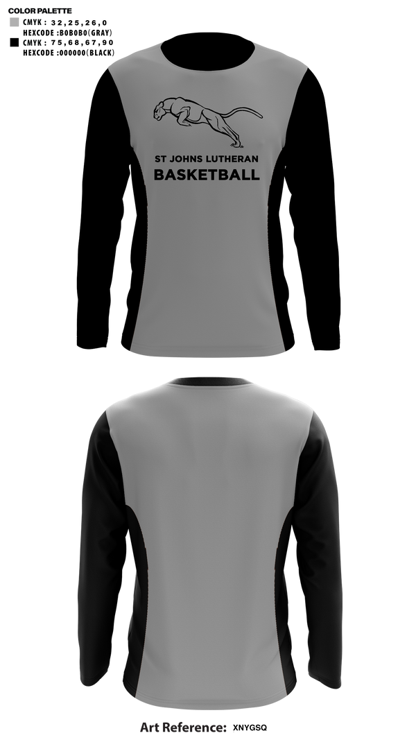 Long Sleeve Shooting Shirt, St Johns Lutheran Basketball, Men's Basketball, Teamtime, Team time, sublimation, custom sports apparel, team uniforms, spirit wear, spiritwear, sports uniforms, custom shirts, team store, custom team store, fundraiser sports, apparel fundraiser