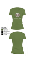 B Co 615th ASB - Tangos 38236769 Women's Short Sleeve V-neck Shirt - 44