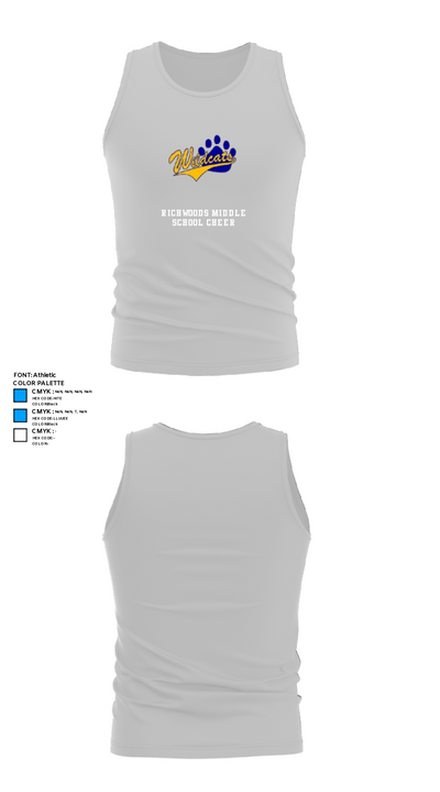 Richwoods Middle School Cheer 94621305 Tank Top - 13