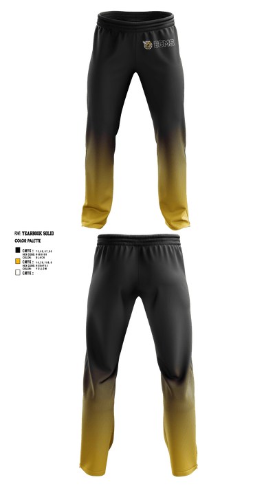 Elizabeth City Middle School Football 93033338 Sweatpants - 1