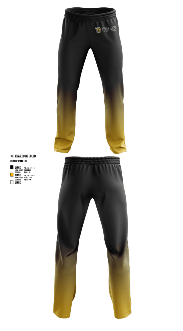 Sweatpants, Elizabeth City Middle School Football, Football, Teamtime, Team time, sublimation, custom sports apparel, team uniforms, spirit wear, spiritwear, sports uniforms, custom shirts, team store, custom team store, fundraiser sports, apparel fundraiser