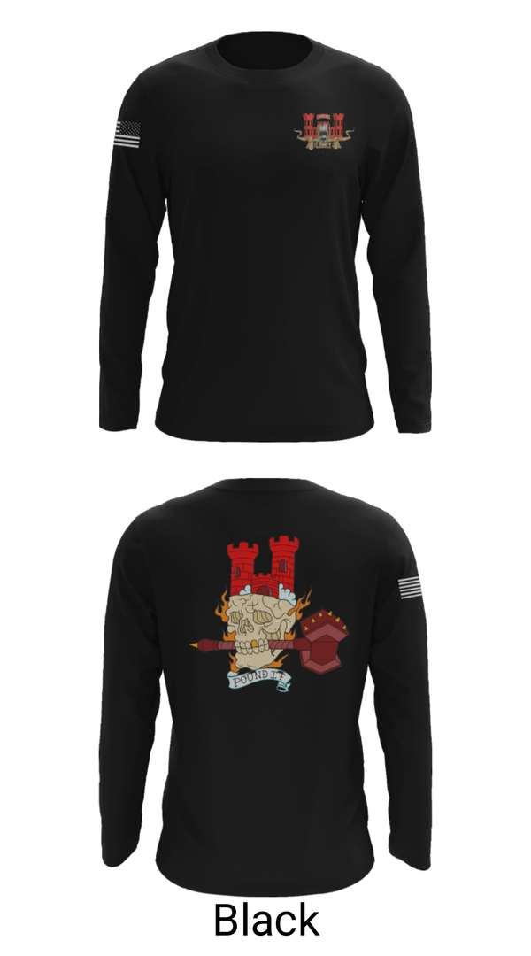 Long Sleeve Performance Shirt, 3rd Platoon, 642nd ESC, Army, Teamtime, Team time, sublimation, custom sports apparel, team uniforms, spirit wear, spiritwear, sports uniforms, custom shirts, team store, custom team store, fundraiser sports, apparel fundraiser