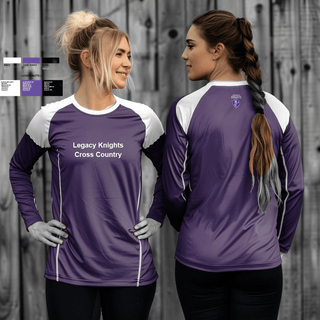 Long Sleeve Performance Shirt, Legacy Cross Country, Cross Country, Teamtime, Team time, sublimation, custom sports apparel, team uniforms, spirit wear, spiritwear, sports uniforms, custom shirts, team store, custom team store, fundraiser sports, apparel fundraiser