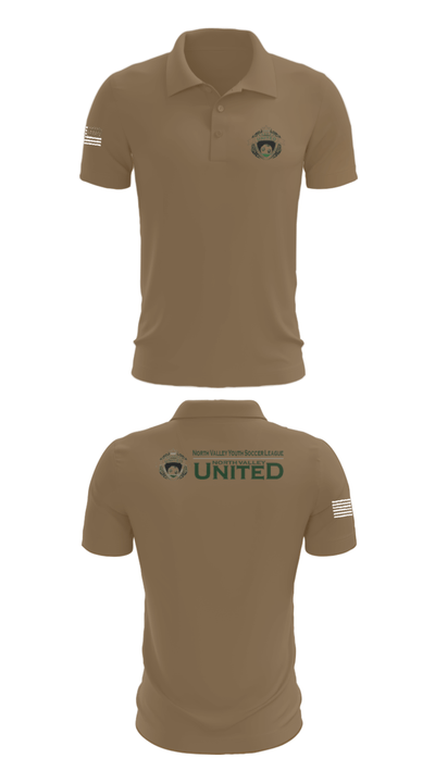 North Valley Youth Soccer League 32192697 Short Sleeve Performance Polo - 2