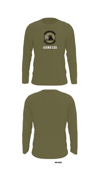 Long Sleeve Performance Shirt, 102nd CES, Air Force, Teamtime, Team time, sublimation, custom sports apparel, team uniforms, spirit wear, spiritwear, sports uniforms, custom shirts, team store, custom team store, fundraiser sports, apparel fundraiser