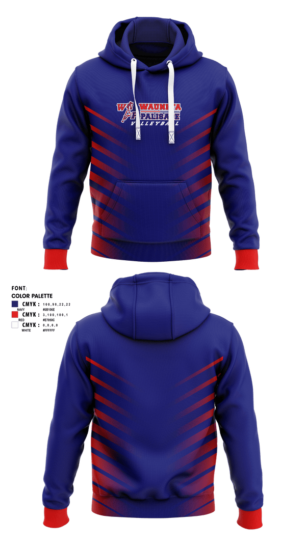 Hoodie, Wauneta-Palisade High School Volleyball, Women's Volleyball, Teamtime, Team time, sublimation, custom sports apparel, team uniforms, spirit wear, spiritwear, sports uniforms, custom shirts, team store, custom team store, fundraiser sports, apparel fundraiser