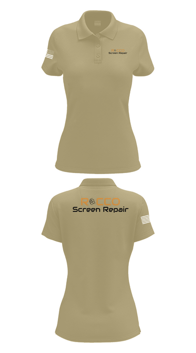 ROCCO 67926765 Women's Short Sleeve Performance Polo  - 95
