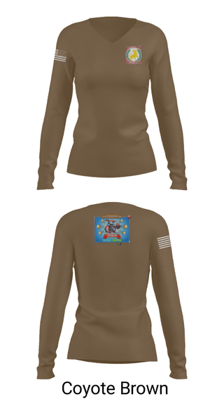 Women's Long Sleeve Vneck Shirt, Legion IX, Army, Teamtime, Team time, sublimation, custom sports apparel, team uniforms, spirit wear, spiritwear, sports uniforms, custom shirts, team store, custom team store, fundraiser sports, apparel fundraiser