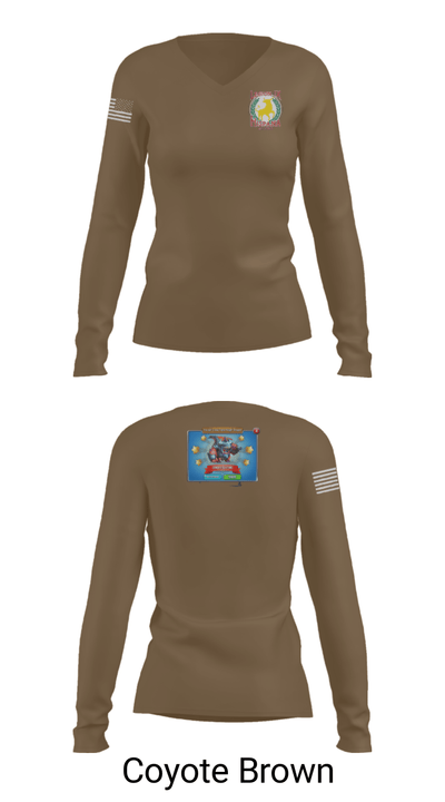 Legion IX 44677408 Women's Long Sleeve V-neck Shirt - 10