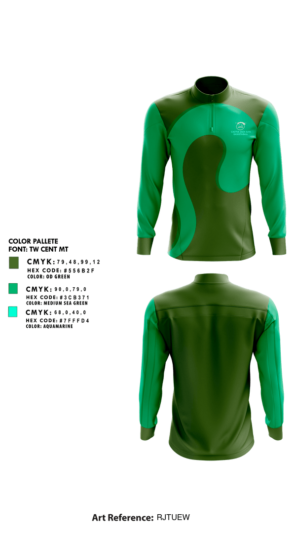 Quarter Zip Jacket, Cactus Jack Elite, Men's Basketball, Teamtime, Team time, sublimation, custom sports apparel, team uniforms, spirit wear, spiritwear, sports uniforms, custom shirts, team store, custom team store, fundraiser sports, apparel fundraiser
