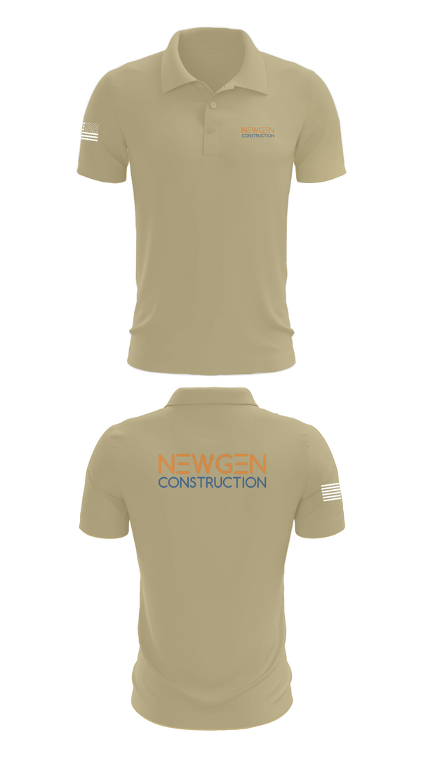 Short Sleeve Performance Polo, Newgen Constrction, , Teamtime, Team time, sublimation, custom sports apparel, team uniforms, spirit wear, spiritwear, sports uniforms, custom shirts, team store, custom team store, fundraiser sports, apparel fundraiser