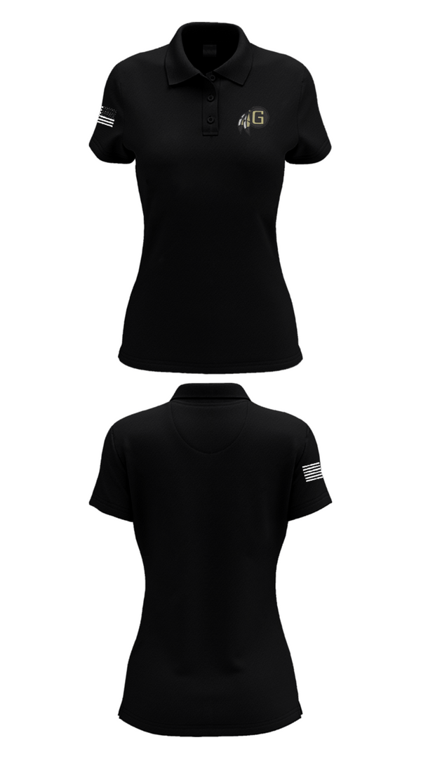 Womens Short Sleeve Performance Polo, Gaffney High School Golf, Golf, Teamtime, Team time, sublimation, custom sports apparel, team uniforms, spirit wear, spiritwear, sports uniforms, custom shirts, team store, custom team store, fundraiser sports, apparel fundraiser