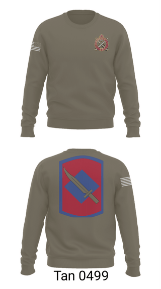 Crew Neck Sweatshirt, Fox Company 39th BSB (FA FSC), National Guard, Teamtime, Team time, sublimation, custom sports apparel, team uniforms, spirit wear, spiritwear, sports uniforms, custom shirts, team store, custom team store, fundraiser sports, apparel fundraiser