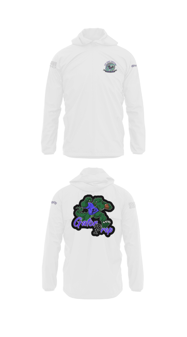 Windbreaker, Gator Prep, Football, Teamtime, Team time, sublimation, custom sports apparel, team uniforms, spirit wear, spiritwear, sports uniforms, custom shirts, team store, custom team store, fundraiser sports, apparel fundraiser