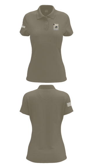 Women's Short Sleeve Performance Polo, Camp Blanding Museum, Army, Teamtime, Team time, sublimation, custom sports apparel, team uniforms, spirit wear, spiritwear, sports uniforms, custom shirts, team store, custom team store, fundraiser sports, apparel fundraiser