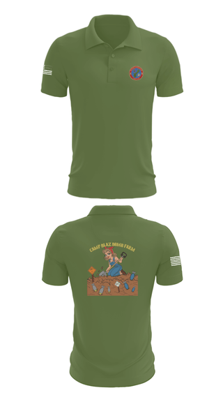 Short Sleeve Performance Polo, MCB Camp Blaz Ordnance, Marines, Teamtime, Team time, sublimation, custom sports apparel, team uniforms, spirit wear, spiritwear, sports uniforms, custom shirts, team store, custom team store, fundraiser sports, apparel fundraiser