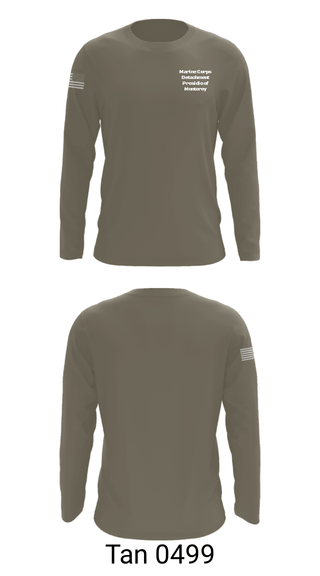Long Sleeve Performance Shirt, Marine Corps Detachment Presidio of Monterey, Marines, Teamtime, Team time, sublimation, custom sports apparel, team uniforms, spirit wear, spiritwear, sports uniforms, custom shirts, team store, custom team store, fundraiser sports, apparel fundraiser