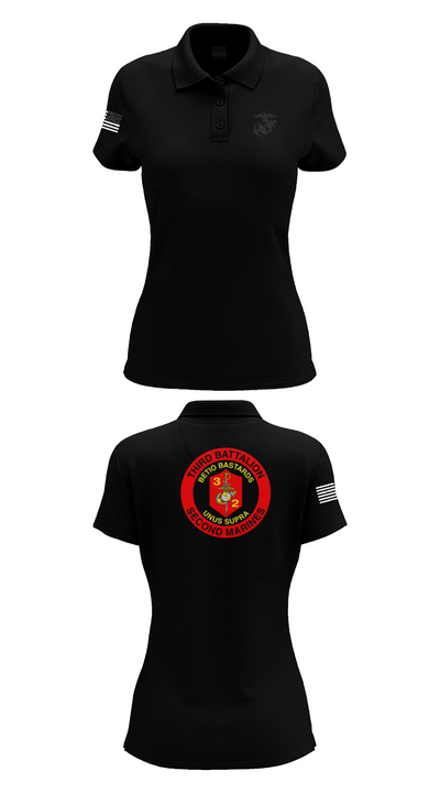 V3/2 53634498 Women's Short Sleeve Performance Polo  - 35