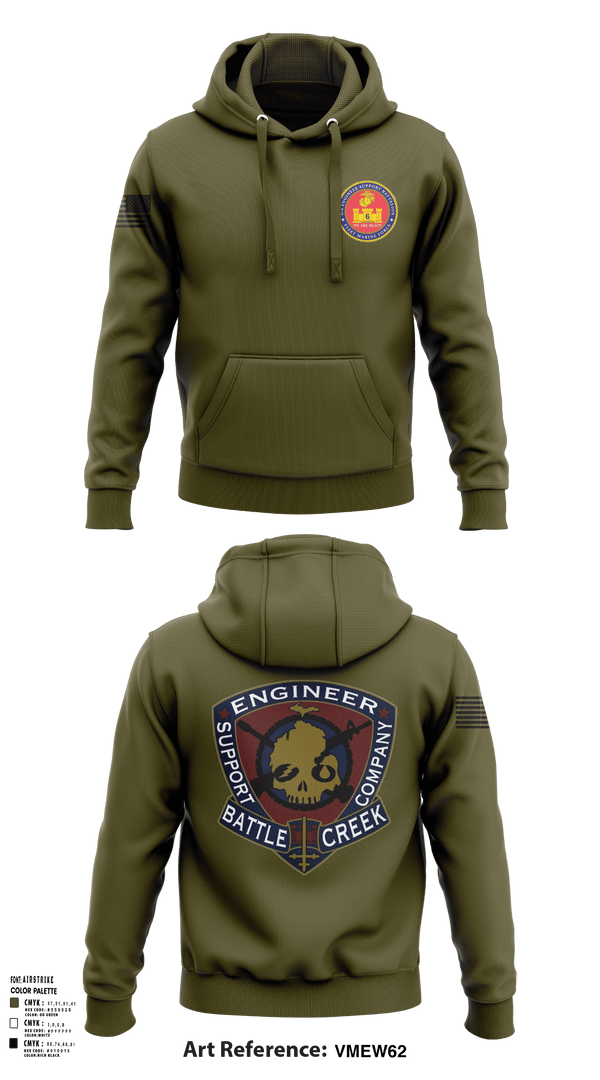 Hoodie, 6th Engineer Support, Marines, Teamtime, Team time, sublimation, custom sports apparel, team uniforms, spirit wear, spiritwear, sports uniforms, custom shirts, team store, custom team store, fundraiser sports, apparel fundraiser