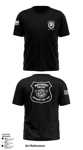 Short Sleeve Performance Shirt, Waterbury Police Explorers, , Teamtime, Team time, sublimation, custom sports apparel, team uniforms, spirit wear, spiritwear, sports uniforms, custom shirts, team store, custom team store, fundraiser sports, apparel fundraiser