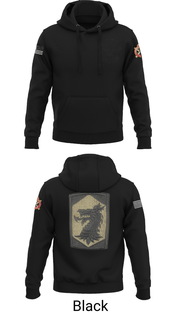 Hoodie, 445 Chemical Company, National Guard, Teamtime, Team time, sublimation, custom sports apparel, team uniforms, spirit wear, spiritwear, sports uniforms, custom shirts, team store, custom team store, fundraiser sports, apparel fundraiser