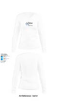 Southwestern Youth Association Cheer 24208074 Women's Long Sleeve V-neck Shirt - 15