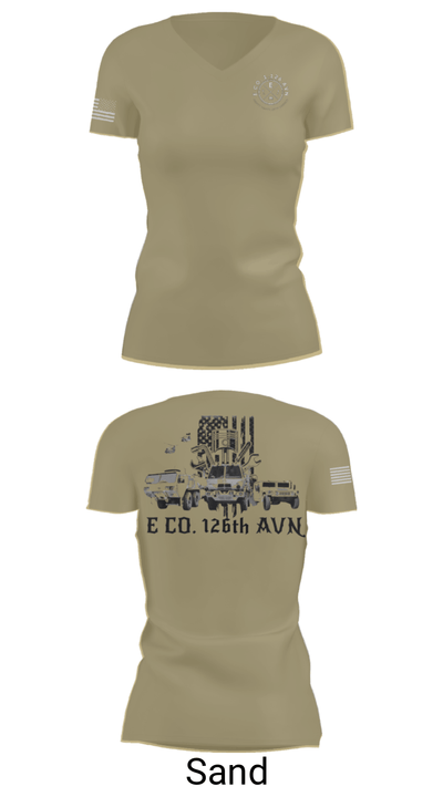 B Co. 1-126AVN 81837658 Women's Short Sleeve V-neck Shirt - 88