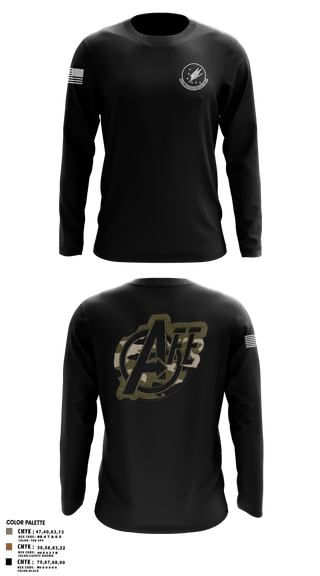 Long Sleeve Performance Shirt, 509 OSS, Air Force, Teamtime, Team time, sublimation, custom sports apparel, team uniforms, spirit wear, spiritwear, sports uniforms, custom shirts, team store, custom team store, fundraiser sports, apparel fundraiser