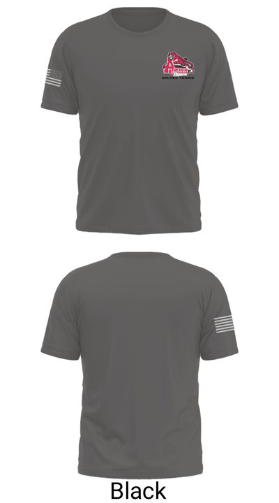 Archer High School Tennis 49257029 Short Sleeve Performance Shirt - 12