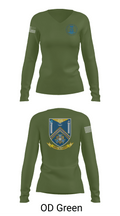 718 CES 21682308 Women's Long Sleeve V-neck Shirt - 57
