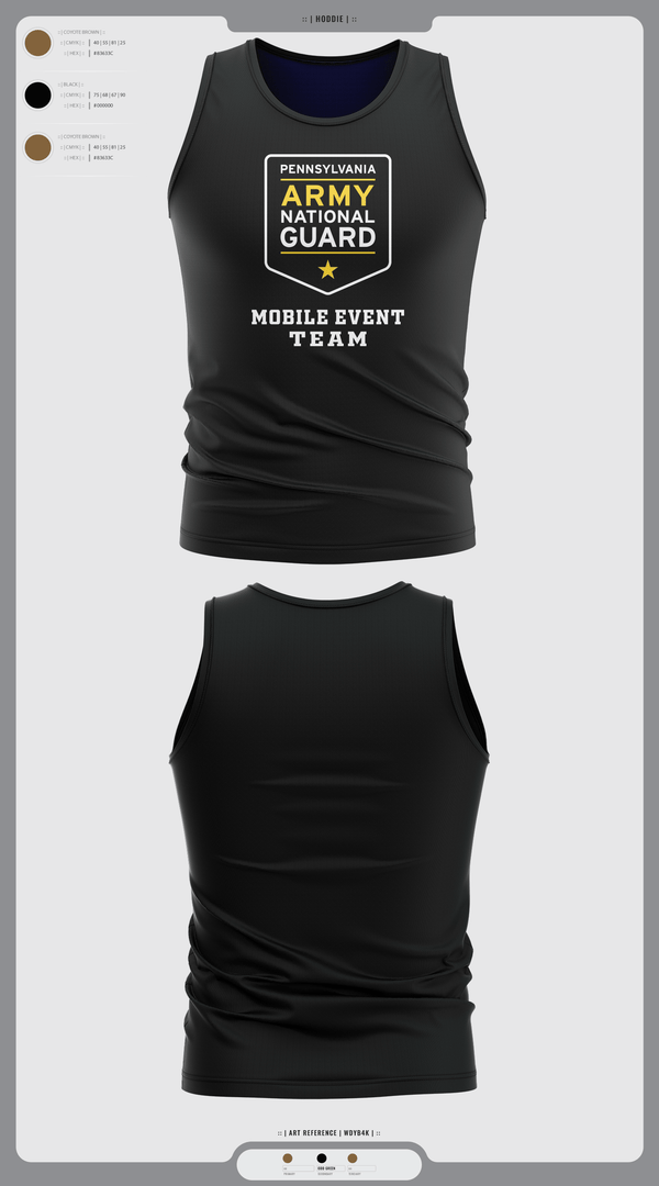 Tank Top, Recruiting, National Guard, Teamtime, Team time, sublimation, custom sports apparel, team uniforms, spirit wear, spiritwear, sports uniforms, custom shirts, team store, custom team store, fundraiser sports, apparel fundraiser
