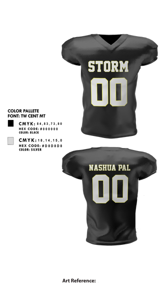 Football Jersey, Nashua PAL Storm Football, , Teamtime, Team time, sublimation, custom sports apparel, team uniforms, spirit wear, spiritwear, sports uniforms, custom shirts, team store, custom team store, fundraiser sports, apparel fundraiser