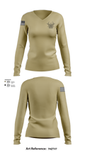 JDR Plumbing 13568338 Women's Long Sleeve V-neck Shirt - 1