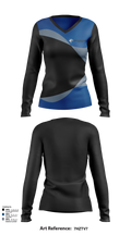 Hammerheads Racing 36736436 Women's Long Sleeve V-neck Shirt - 105