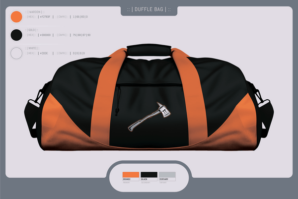 Duffle Bag, Hyacks Football, Football, Teamtime, Team time, sublimation, custom sports apparel, team uniforms, spirit wear, spiritwear, sports uniforms, custom shirts, team store, custom team store, fundraiser sports, apparel fundraiser