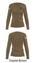 Ben Wheeler Fire 43777175 Women's Long Sleeve V-neck Shirt - 17