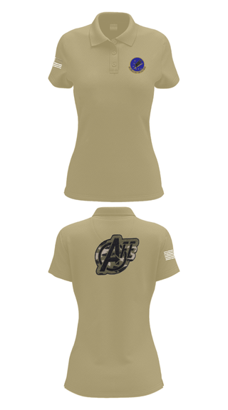 Womens Short Sleeve Performance Polo, 509 OSS, Air Force, Teamtime, Team time, sublimation, custom sports apparel, team uniforms, spirit wear, spiritwear, sports uniforms, custom shirts, team store, custom team store, fundraiser sports, apparel fundraiser