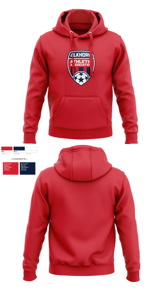 Hoodie, Elkhorn Athletic Association, Men's Soccer, Teamtime, Team time, sublimation, custom sports apparel, team uniforms, spirit wear, spiritwear, sports uniforms, custom shirts, team store, custom team store, fundraiser sports, apparel fundraiser