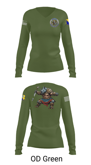 Womens Long Sleeve Vneck Shirt, 31st LRS, Air Force, Teamtime, Team time, sublimation, custom sports apparel, team uniforms, spirit wear, spiritwear, sports uniforms, custom shirts, team store, custom team store, fundraiser sports, apparel fundraiser