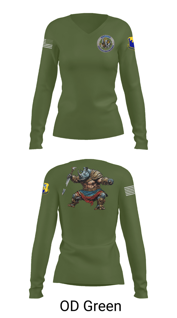 Womens Long Sleeve Vneck Shirt, 31st LRS, Air Force, Teamtime, Team time, sublimation, custom sports apparel, team uniforms, spirit wear, spiritwear, sports uniforms, custom shirts, team store, custom team store, fundraiser sports, apparel fundraiser