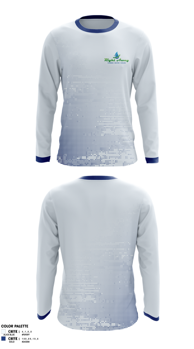Right away plumbing sewer heating cooling 37036624 Long Sleeve Performance Shirt 1