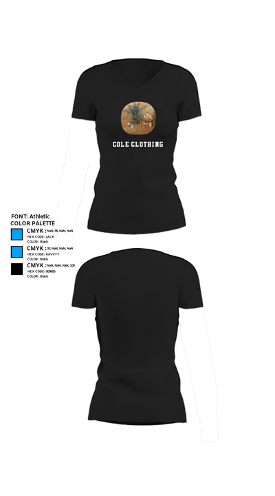 Cole Clothing 67629402 Women's Short Sleeve V-neck Shirt - 37
