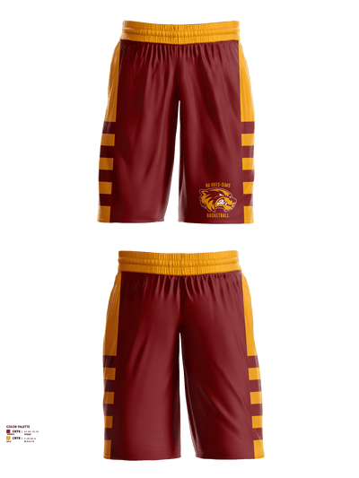 Au Gres-Sims High School Basketball 7480620 Mens Basketball Shorts 1