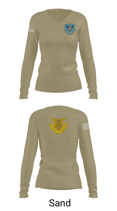 衛生 94122789 Women's Long Sleeve V-neck Shirt - 97