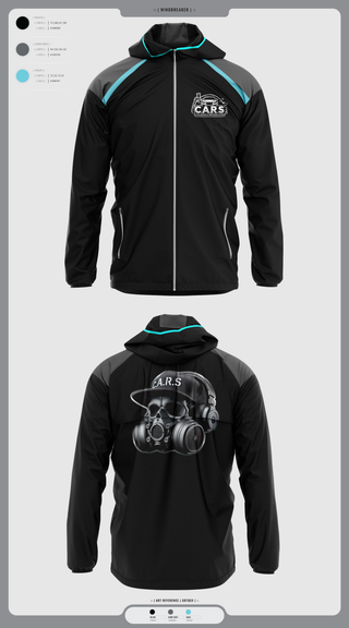 Windbreaker, C.A.R.S, , Teamtime, Team time, sublimation, custom sports apparel, team uniforms, spirit wear, spiritwear, sports uniforms, custom shirts, team store, custom team store, fundraiser sports, apparel fundraiser