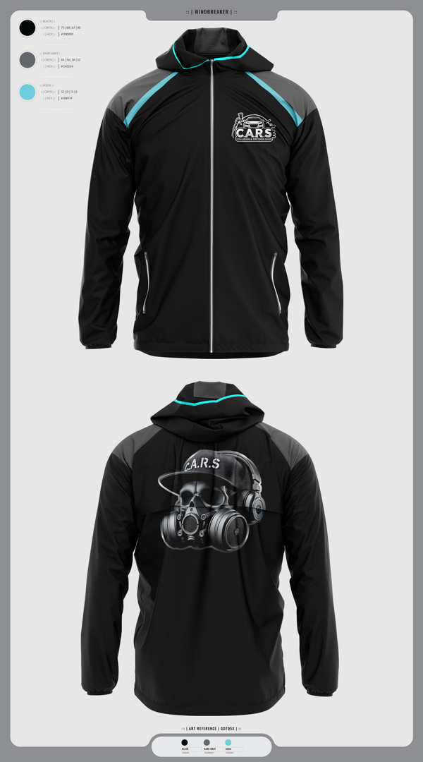 Windbreaker, C.A.R.S, , Teamtime, Team time, sublimation, custom sports apparel, team uniforms, spirit wear, spiritwear, sports uniforms, custom shirts, team store, custom team store, fundraiser sports, apparel fundraiser