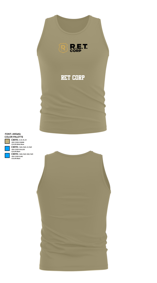 Tank Top, RET CORP, Police, Teamtime, Team time, sublimation, custom sports apparel, team uniforms, spirit wear, spiritwear, sports uniforms, custom shirts, team store, custom team store, fundraiser sports, apparel fundraiser